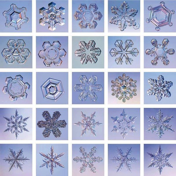 Por qué los copos de nieve son hexagonales y simétricos